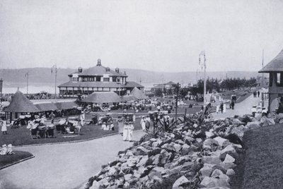 Ogólny widok na plażę, Durban (zdjęcie czarno-białe) autorstwa South African Photographer