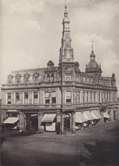 Budynki pałacowe (zdjęcie czarno-białe) autorstwa South African Photographer