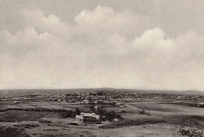 Panorama Bloemfontein (zdjęcie czarno-białe) autorstwa South African Photographer