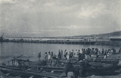 Targ Rybny, Kapsztad (zdjęcie czarno-białe) autorstwa South African Photographer