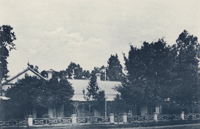 Dom Prezydenta, Pretoria (zdjęcie czarno-białe) autorstwa South African Photographer