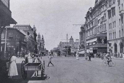 West Street, Durban (zdjęcie czarno-białe) autorstwa South African Photographer