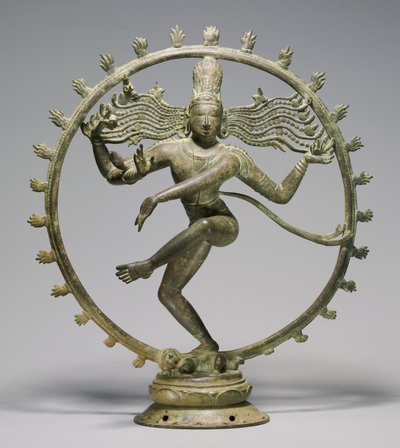 Shiva jako Pan Tańca (Nataraja), okres Chola, ok. X-XI w. (brąz) autorstwa South Indian School