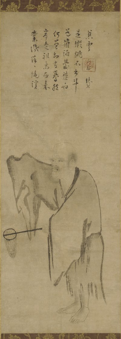 Mistrz Clam łapie krewetki, połowa XIII wieku (atrament na papierze) autorstwa Southern Song Dynasty Chinese School