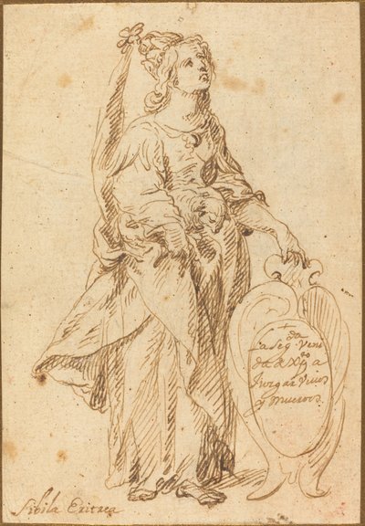 Sybilla Erytrei autorstwa Spanish 17th Century