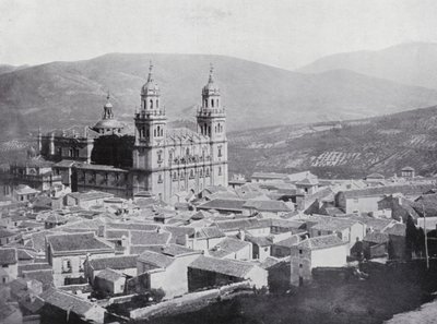 Katedra, Jaen (zdjęcie czarno-białe) autorstwa Spanish Photographer