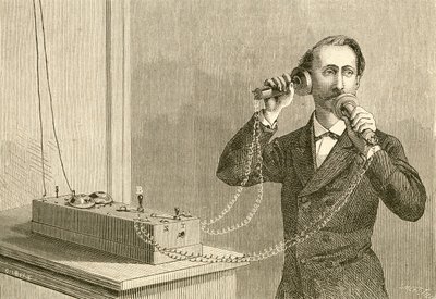 Wczesny telefon. Z El Museo Popular opublikowany Madryt autorstwa Spanish School