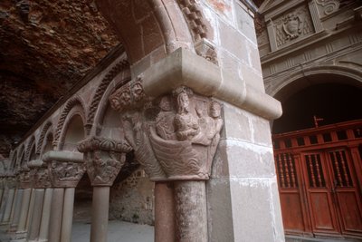 Kasetony arkadowe przedstawiające Chrystusa wzywającego swoich uczniów autorstwa Spanish School