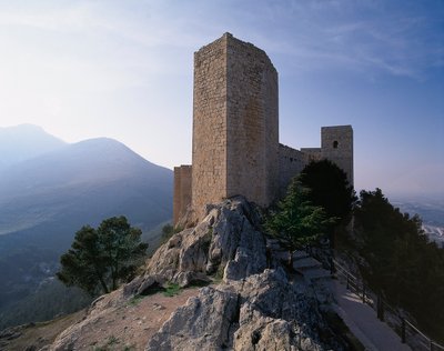 Zamek Santa Catalina autorstwa Spanish School