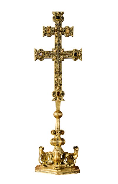 Krzyż "Signum crucis" Zakonu Templariuszy z Ponferrada (Hiszpania) autorstwa Spanish School