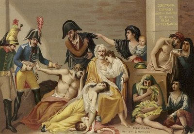 Kopia obrazu pt. Głód autorstwa Spanish School