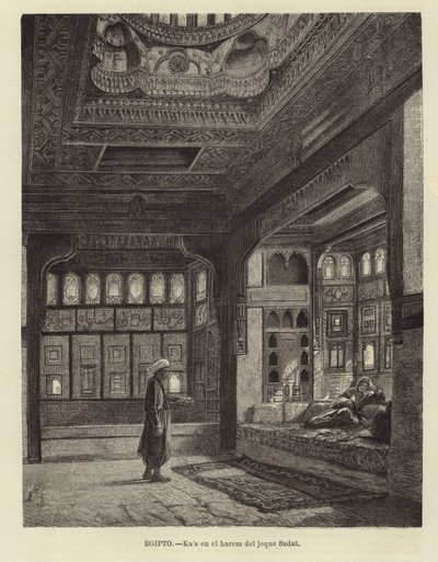Egipt – Harem Szejka Sadat autorstwa Spanish School