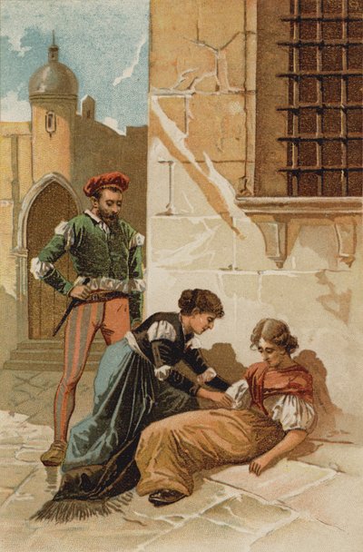 Odcinek z życia św. Wincentego a Paulo autorstwa Spanish School