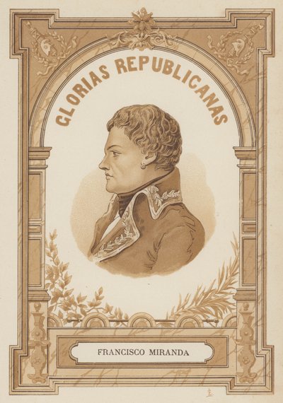 Francisco de Miranda, wenezuelski przywódca wojskowy i rewolucjonista autorstwa Spanish School