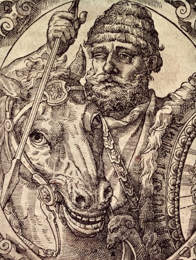 Hannibal (247-c.183 pne) autorstwa Spanish School