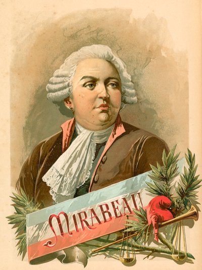 Honore Gabriel Riqueti, hrabia Mirabeau autorstwa Spanish School