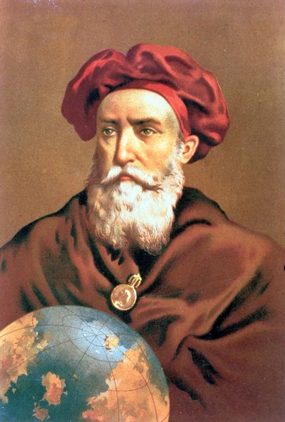 IND 123 0784502/2 Vasco da Gama (c.1469-1525) portugalski nawigator autorstwa Spanish School