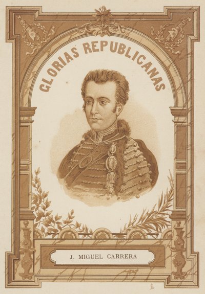 Jose Miguel Carrera, chilijski generał i polityk autorstwa Spanish School