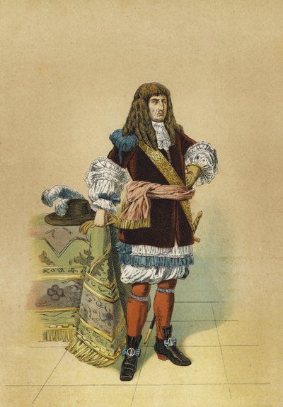 Ludwik XIV, król Francji, 1680 autorstwa Spanish School