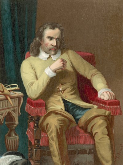 Oliver Cromwell autorstwa Spanish School