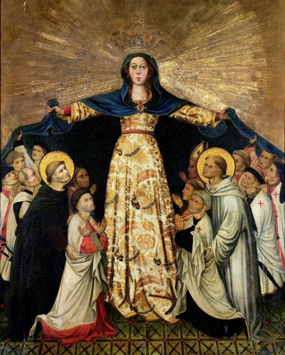 Matki Bożej Łaskawej i Mistrzów Zakonu Montesa autorstwa Spanish School