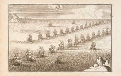 Strona 43 z „Sztuka armii morskich” Paul Hoste, Leon, 1727 autorstwa Spanish School
