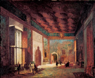 Pałac Mosen Sorell. Anonimowe malarstwo hiszpańskie autorstwa Spanish School