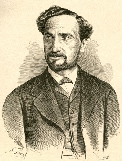 Práxedes Mariano Mateo Sagasta i uczony autorstwa Spanish School