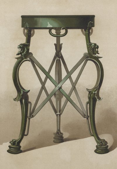 Rzymski statyw z brązu (chromolitho) autorstwa Spanish School
