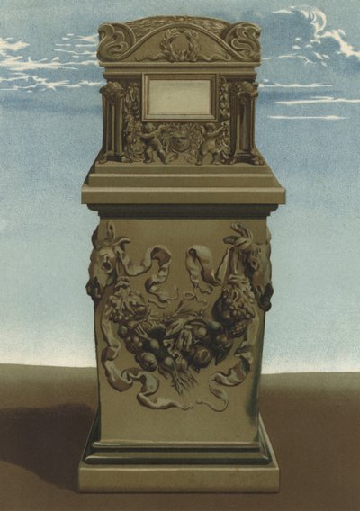 Rzymska urna pogrzebowa (chromolitho) autorstwa Spanish School