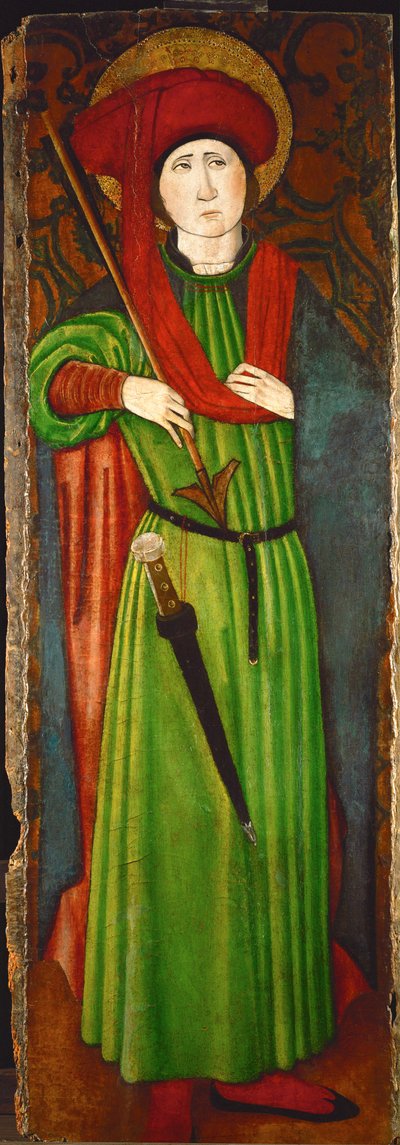 Święty Sebastian (olej na drewnie) autorstwa Spanish School