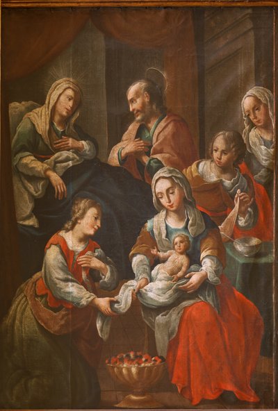 Sanktuarium (Santuario de Queralt). Kościół. Wnętrze. Obraz. 19 wiek autorstwa Spanish School