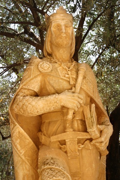 Posąg Alfonsa X (1221-84) Mądrego autorstwa Spanish School