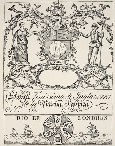 Znak handlowy firmy South Sea Company autorstwa Spanish School