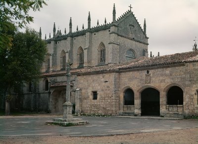 Widok na fasadę Charterhouse autorstwa Spanish School