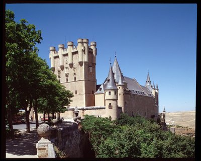 Widok na alcazar autorstwa Spanish School