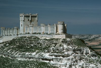 Widok na zamek autorstwa Spanish School