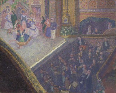 Scena baletowa z „Na piaskach” autorstwa Spencer Frederick Gore