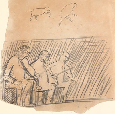 Caverna do Bezerro de Ouro: Estudo de Músicos e Animalspolish autorstwa Spencer Frederick Gore
