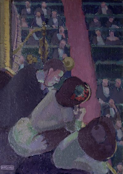 Balkon w Alhambrze ok. 1912 (olej na płótnie) autorstwa Spencer Frederick Gore