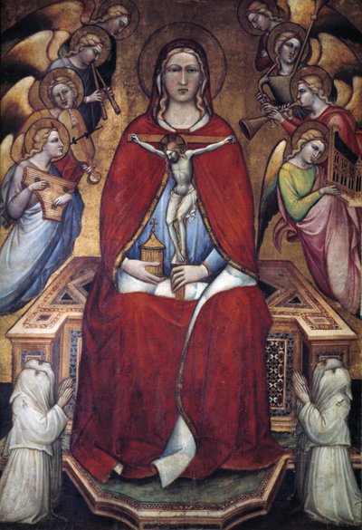 Baner procesyjny, c1395-1400 autorstwa Aretino Luca Spinello or Spinelli