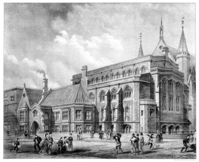 Biblioteka i Muzeum Korporacji Miasta Londynu, 1886. autorstwa Sprague and Co