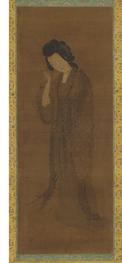 Stojąca postać kobiety autorstwa Spurious signature of Yuan Qian