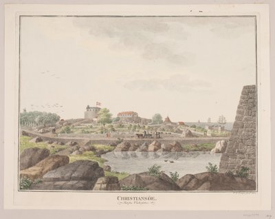 Christiansø. Widziane od strony zachodniej autorstwa Søren L. Lange