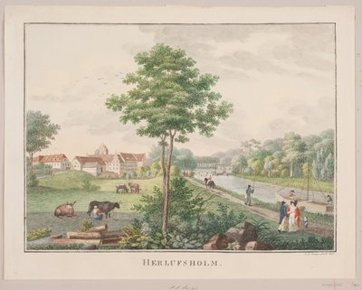 Herlufsholm autorstwa Søren L. Lange