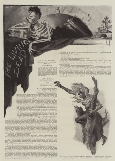 Ilustracja do Żywych trupów, Outram Tristram autorstwa St. George Hare
