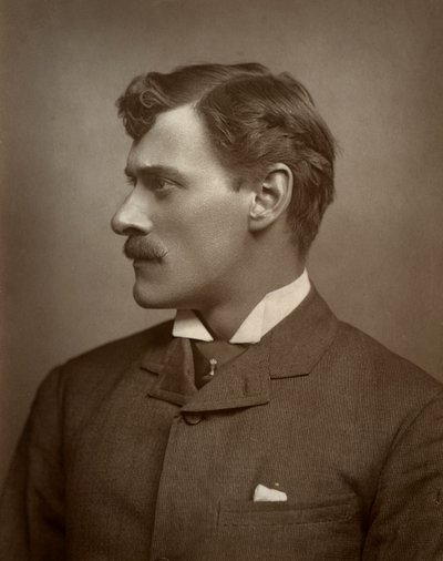 Frederick Leslie , brytyjski aktor, piosenkarz, komik i dramaturg, 1884 autorstwa St James