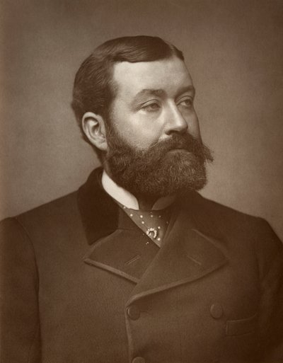George Robert Sims, brytyjski dziennikarz, poeta, dramaturg i powieściopisarz, 1884 autorstwa St James