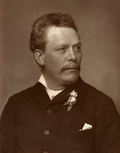 Lionel Brough, brytyjski aktor, 1884 autorstwa St James