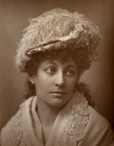 Lucy Buckstone, brytyjska aktorka, 1884. autorstwa St James